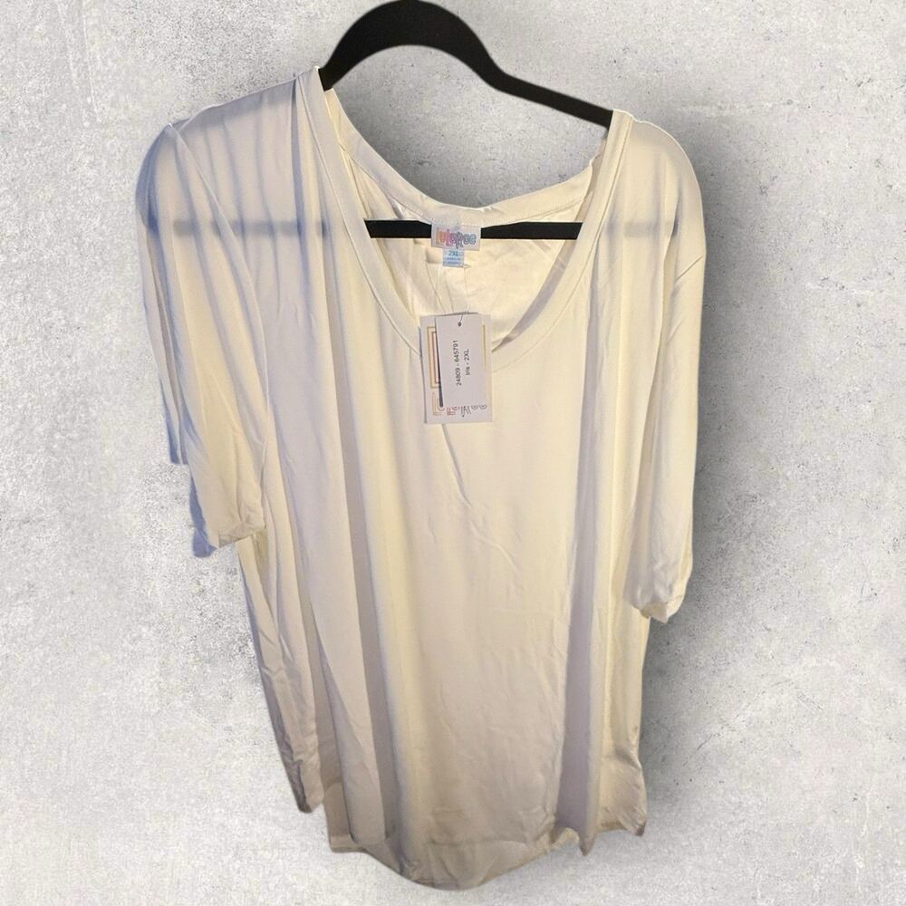 LuLaRoe Iris Size 2XL Solid White NWT HTF unicorn